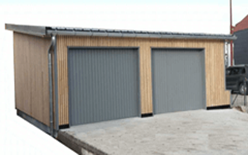 Monopente en bac acier