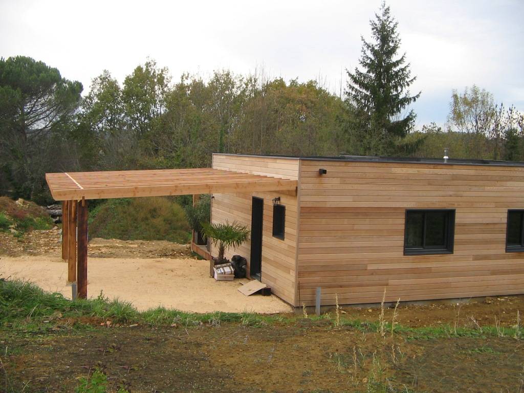 Photo d'une réalisation modulabois, abris bois
